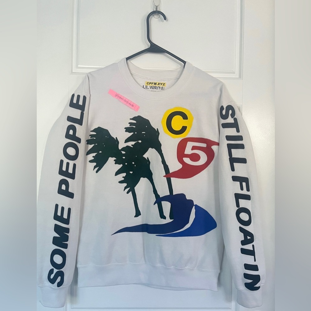 Lil Wayne x Cactus Plant Flea Market Crewneck (White, Small)